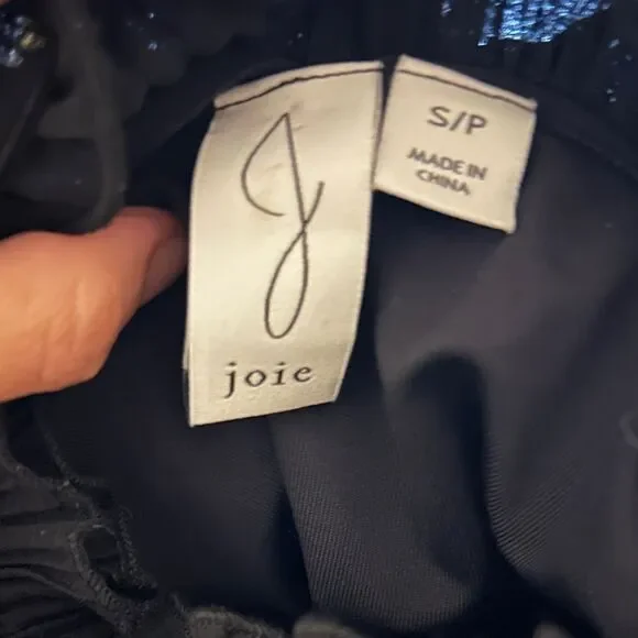 JOIE Ruffle Strappy Black Bodysuit - Picture 6 of 6
